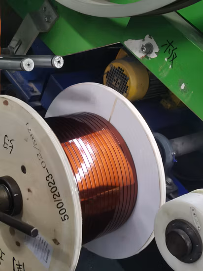 Fio de cobre preço de fábrica enrolamento de liga de super cobre puro retangular